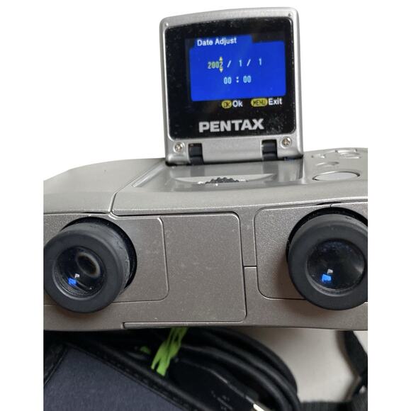 VIDEO Pentax Digibino DB 100 Digital Camera Binoculars JAPAN Boxed 2007 Working - Picture 5 of 11